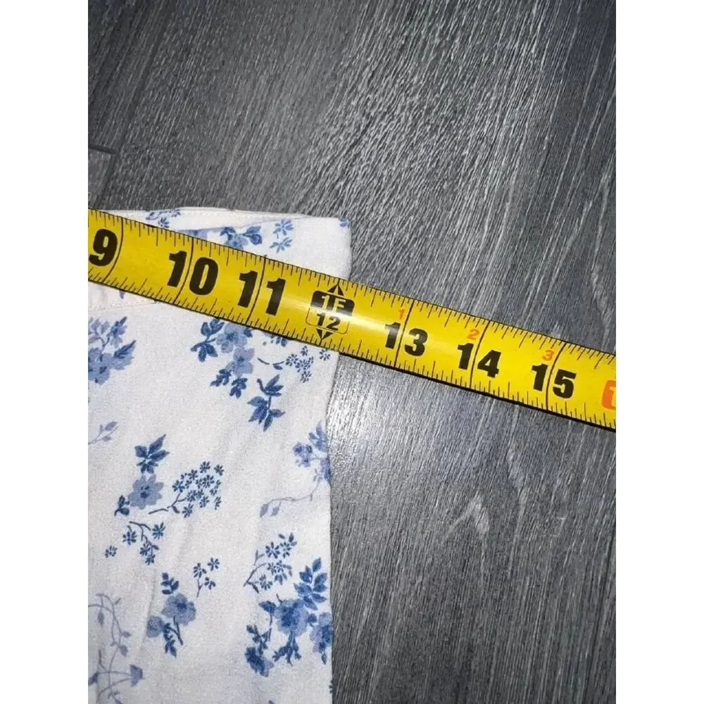 REFORMATION floral circle skirt midi linen preppy White Sz 2 A007095